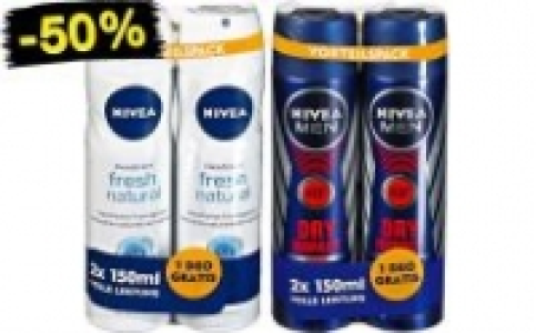 Nivea Deospray 1.55 €