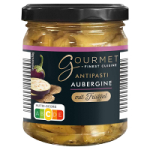 Aldi Süd  GOURMET FINEST CUISINE Antipasti 190 g, Aubergine-Trüffel