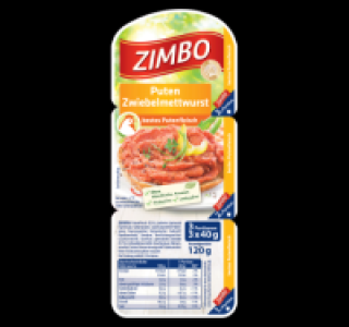 ZIMBO Puten Zwiebelmettwurst