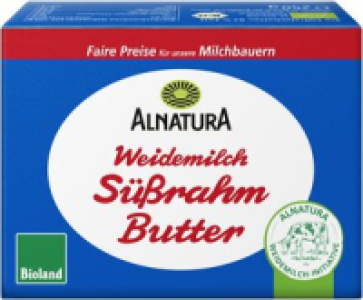 Weidemilch-Süßrahmbutter 3.49 €