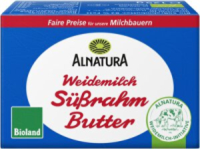 Weidemilch-Süßrahmbutter 2.49 €