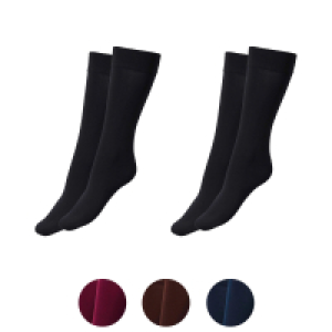 UP2FASHION WOMEN Damen Thermo Kniestrümpfe, 2er-Packung
