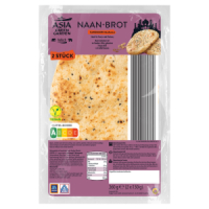 ASIA GREEN GARDEN Naan Brot 260 g, Tandoori