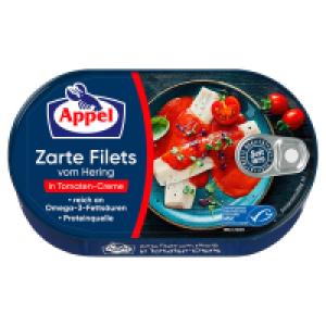 Aldi Süd  APPEL Heringsfilet 200 g, Tomaten Creme