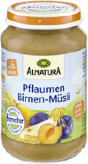 Pflaumen-Birnen-Müsli 1.25 €
