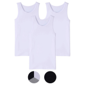 UP2FASHION BASICS, Ms Basic Tanktop 3er