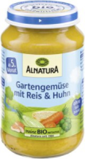 Gartengemüse mit Reis & Huhn 1.39 €