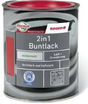 2in1 Buntlack 125 ml 6.99 €