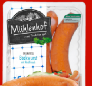 MÜHLENHOF Delikatess-Bockwurst 1.49 €