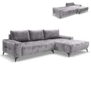 Roller  Ecksofa - ash - Liegefunktion - Staukasten - verschiedene Ausführungen
