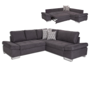 Roller  Ecksofa - anthrazit - Liegefunktion links