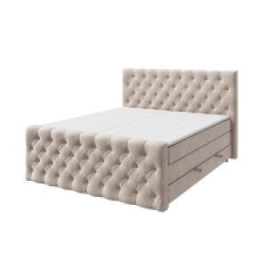 Roller  Boxspringbett - beige - H3 - verschiedene Größen