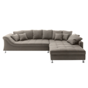Roller  Ecksofa - taupe - beidseitig montierbar