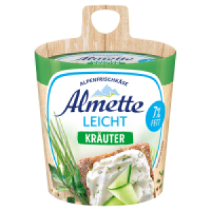 Aldi Süd  ALMETTE Frischkäse Fass 150 g, Kräuter 7 %