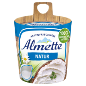 Aldi Süd  ALMETTE Frischkäse Fass 150 g, Natur