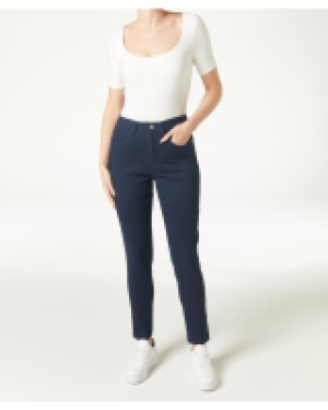 Kik  Einfarbige Twillhose Janina, Skinny-fit