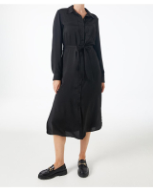 Kik  Blusenkleid mit Gürtel Janina, Knopfleiste