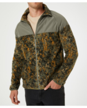 Kik  Fleecejacke mit Taschen X-Mail, Stehkragen