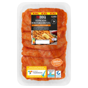 BBQ Hähnchen Minutenschnitzel mariniert 800 g