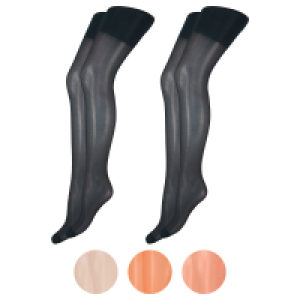 Aldi S&uuml;d  NUR DIE Damen Strumpfhose 2er-Set
