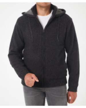 Strickjacke mit Kapuze X-Mail, Teddyfell