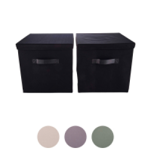 HOME CREATION Textile Raumteilerboxen 2er-Set