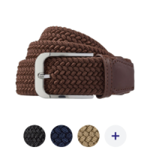 UP2FASHION Damen oder Herren Gürtel, geflochten