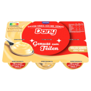 Aldi Süd  DANONE DANY Pudding 6 x 125 g, Vanille