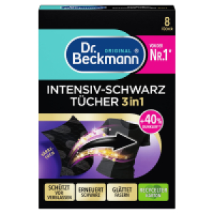 Aldi Süd  DR. BECKMANN Intensiv Schwarz Tücher