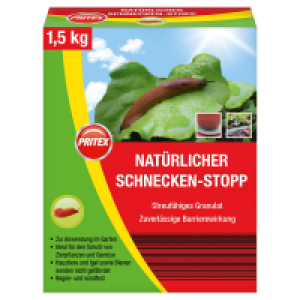 Aldi Süd  PRITEX Natürlicher Schnecken-Stopp 1,5 kg