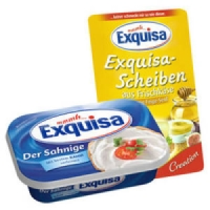 Exquisa Frischkäse oder Frischkäse-Scheiben