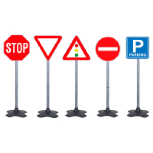 Aldi Süd  PLAYLAND Verkehrszeichen sortiert