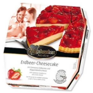 Erlenbacher Erdbeer-, Schokoladen-Cheesecake oder Double Chocolate-Cak