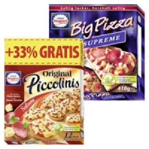 Original Wagner Piccolinis Salami, Tomate-Mozzarella oder Big Pizza Am