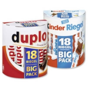 duplo oder Kinder Riegel