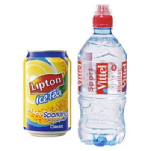 Lipton Ice Tea Sparkling, Zero Sugar oder Vittel Sport