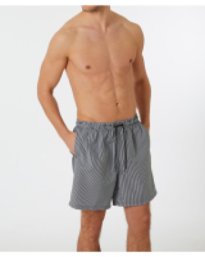 Kik  Gestreifte Badeshorts X-Mail, Seitentaschen