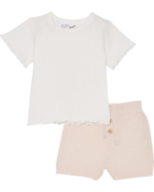 Kik  Newborn T-Shirt + Musselin-Shorts Ergee, 2-tlg. Set