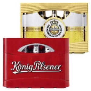 König Pilsener oder Warsteiner Pils