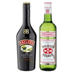 Baileys oder Malteserkreuz Aquavit