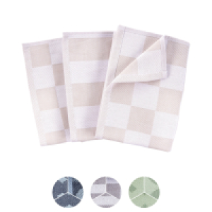 CROFTON Baumwoll Geschirrtücher, 3er-Pack