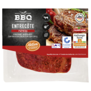 Aldi Süd  BBQ Entrecôte mariniert, Pfeffer-Paprika