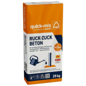 Quick-Mix Trockenbeton Ruck Zuck Beton