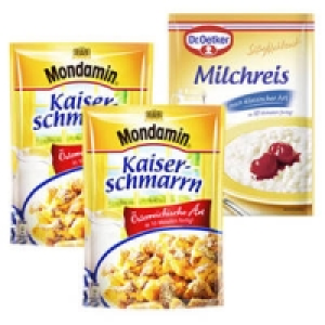 Dr. Oetker Süße Mahlzeit oder Mondamin Süße Gerichte 0.75 €