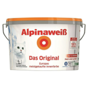 Bauhaus  Alpina Alpinaweiß Wandfarbe Das Original