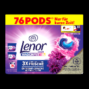 Aldi Nord Lenor LENOR All-in-1-Pods Color-Waschmittel Amethyst Blütentraum