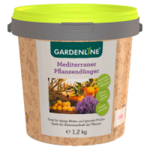 Aldi Süd  GARDENLINE Mediteraner Pflanzendünger 1,2 kg