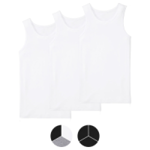 UP2FASHION BASICS Herren-Achselshirt, 3er-Pack