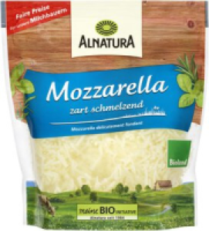 Mozzarella gerieben 2.39 €