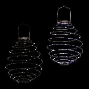 BELAVI Solar-Spirallaterne